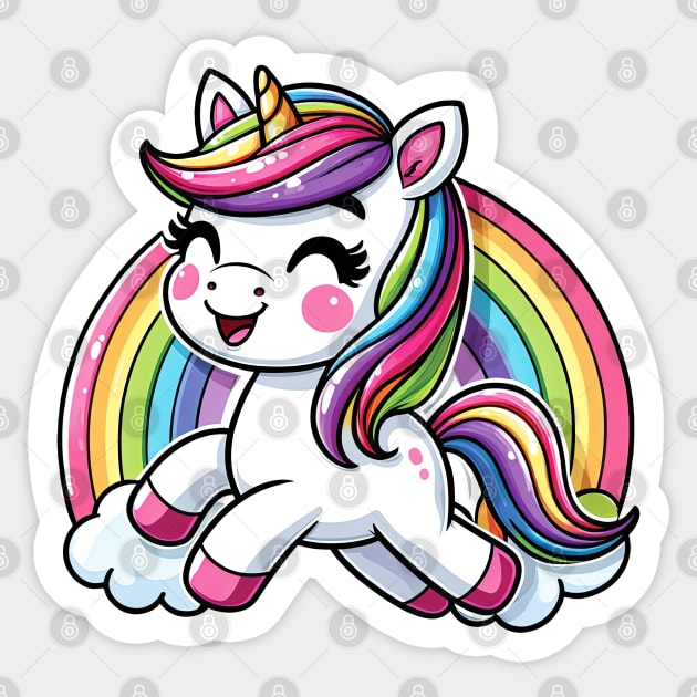 Unicorn S02 D46 Sticker by Houerd